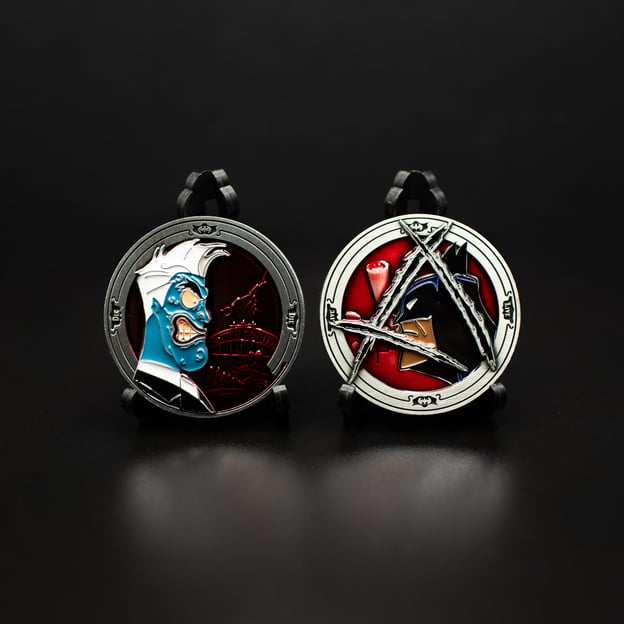 Two Face and The Bat Decision Coin