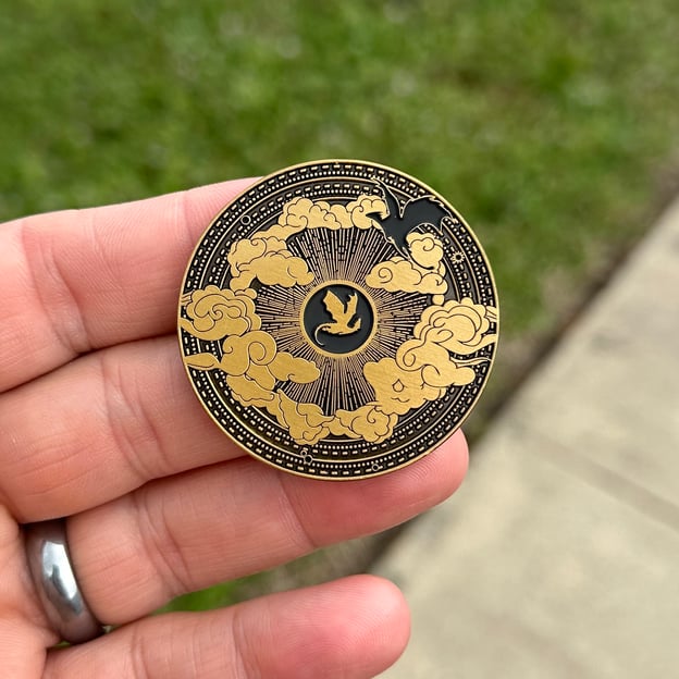 Fourth Wing Worry Coin